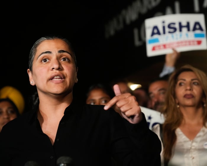 Democrats rally behind progressive Aisha Wahab after win in California special election – US politics live