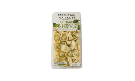 Waitrose essential Italian Menu spinach and ricotta tortelloni for Filter 15 Feb 2025