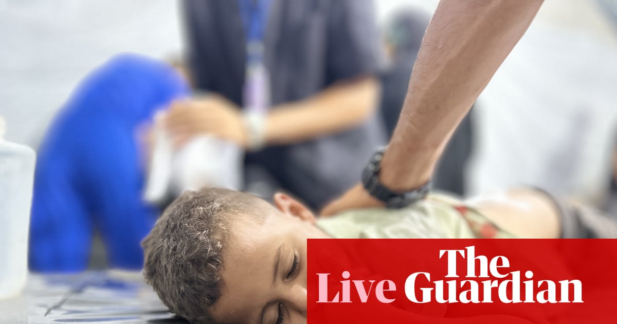 At least 21,000 children disabled in Gaza during war, says UN committee Middle East crisis live