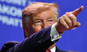 US President Donald Trump at the opening of Pratt Paper Plant in Wapakoneta, Ohio, United States, Sunday, September 22, 2019. (AAP Image/Mick Tsikas) NO ARCHIVING 3464.jpg?width=300&quality=85&auto=forma