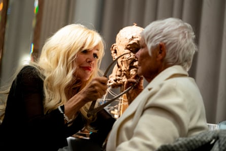 Dame Judi Dench sculpture