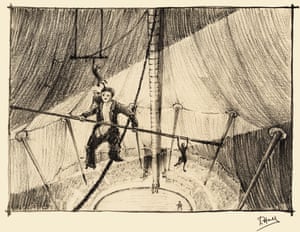 Production sketch for “The Circus” (1928)