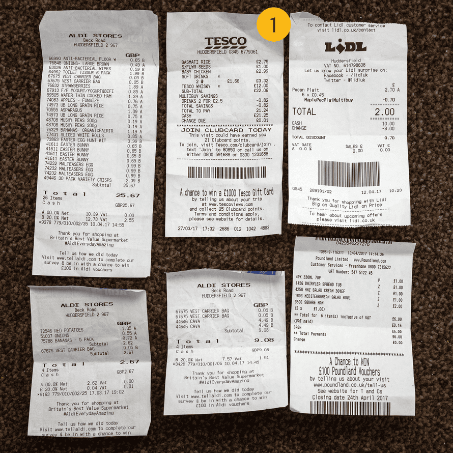 receipts
