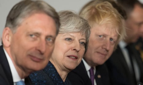 Philip Hammond, Theresa May and Boris Johnson