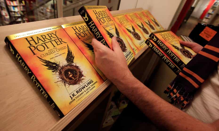  the script of Harry Potter and the Cursed Child going on display at Foyles bookshop in London.