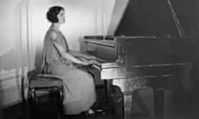 Harriet Cohen (1895-1967) at the piano, c1930.