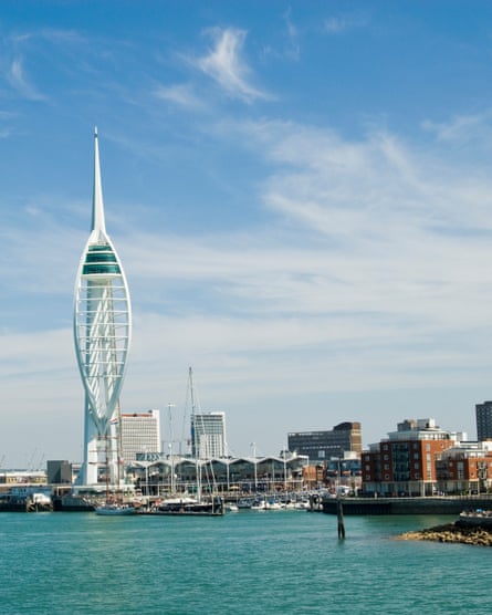 Portsmouth skyline with the Spinnaker Tower.