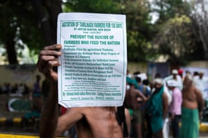 Tamil Nadu is suffering its worst drought in 140. Protestors claim it has triggered hundreds of suicides.