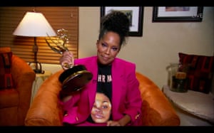 Regina King wears a Breonna Taylor shirt as she wins the Emmy for Outstanding Lead Actress In A Limited Series Or Movie with Watchmen