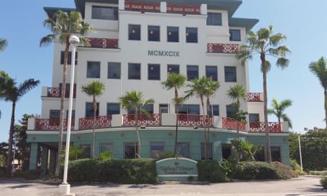 A view of Ugland House, the listed headquarters for more than 18,000 companies in George Town, Cayman Islands.