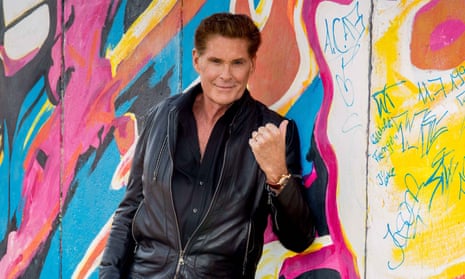 David Hasselhoff at East Side Gallery, September 2019.