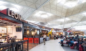 Stansted airport's depature lounge.