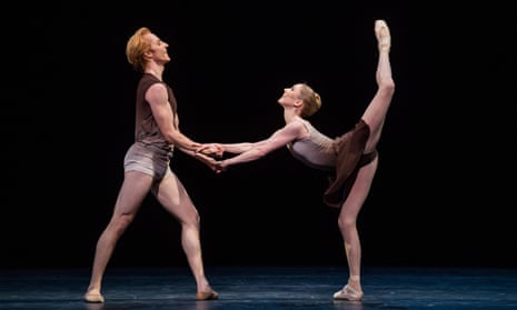 the Royal Ballet’s Steven McRae and Sarah Lamb in The Illustrated Farewell by Twyla Tharp at the Royal Opera House, London
