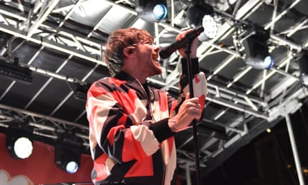 Louis Tomlinson performing in New York, September 2022.