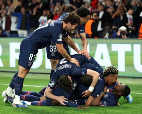 PSG edge breathless 5-4 classic as Bayern Munich rally after Dembélé's double | Champions League | The Guardian