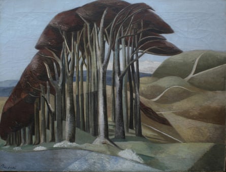 Paul Nash’s Wood on the Downs (1930).