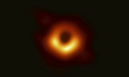 Image of a black hole released by the Event Horizon Telescope