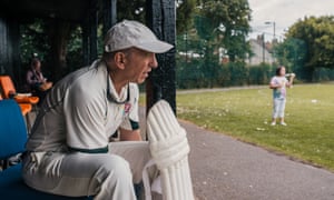 Graces Cricket ClubMatthew Shore getting ready to bat.