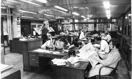 The Guardian’s Cross Street office, August, 1970.