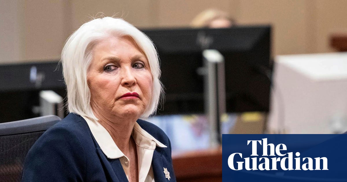 Tina Peters leaves prison, presumably checking her phone to see which election system she’s supposed to "secure" next.