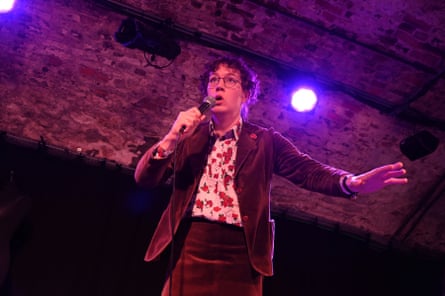 ‘The joke is king’ … Nicoresti performing Baby Doomer.