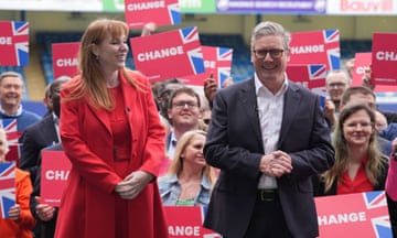 Keir Starmer and Angela Rayner on the campaign trail in Gillingham