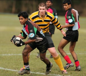 Future Hope in action in the Calcutta Cup.
