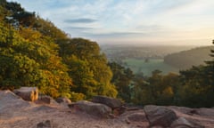Photograph Looking North-East across Cheshire from Alderley Edge