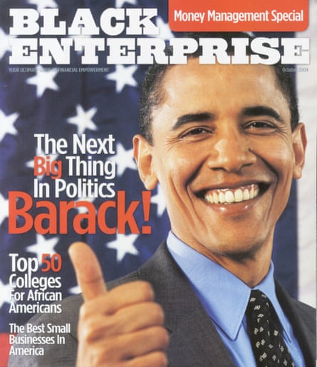 Barack! A 2004 issue of Black Enterprise magazine.