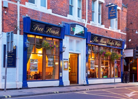 The Moon Under Water Wetherspoons pub in Boston, Lincolnshire.