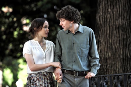 Actors Ellen Page and Jesse Eisenberg in Woody Allen's film To Rome With Love