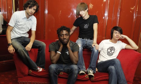 ‘Beyond the idea of making indie-disco music for students to sink pints to’ … Gordon Moakes, Kele Okereke, Russell Lissack and Matt Tong in 2005.