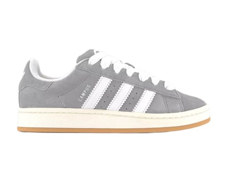 Adidas Campus 00s Trainers in Grey and Off White.
