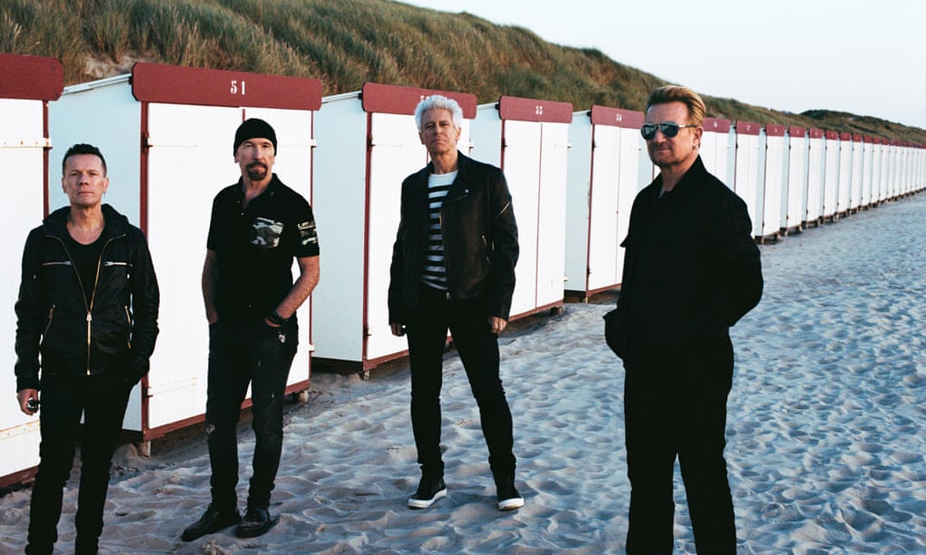U2 (from left) Larry Mullen Jr, The Edge, Adam Clayton and Bono.