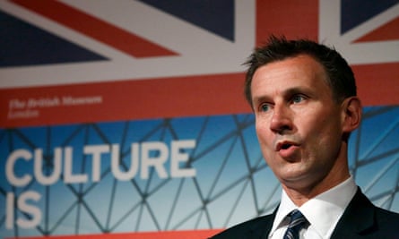 Jeremy Hunt, giving a speech at the Tate Modern in 2012