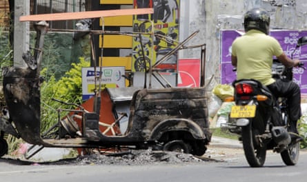 The aftermath of rioting in Kandy, Sri Lanka, in March 2018.