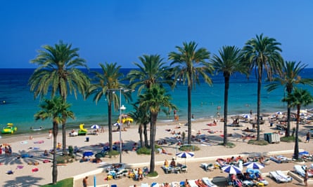 Playa d’en Bossa, Ibiza, Balearic Islands, Spain
