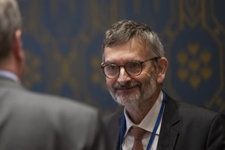 Volker Perthes, the UN envoy for Sudan, at UN headquarters in New York.