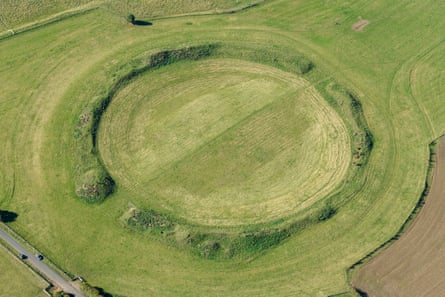 One of the circular earthworks