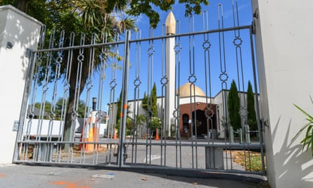Al Noor mosque in Christchurch, New Zealand, one of two places of worship targeted.