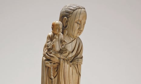 One of the ivory figures donated to the British Museum from the collection of Sir Victor Sassoon.