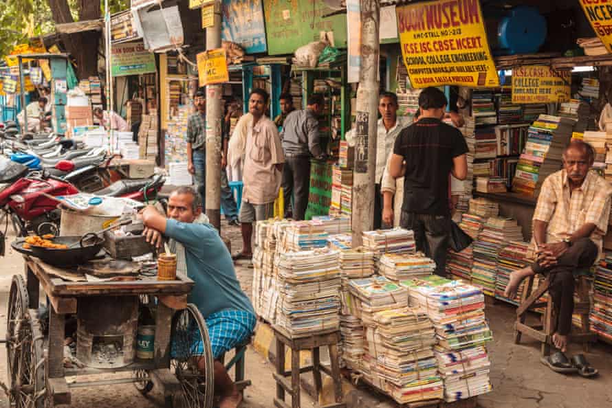 India, West Bengal, Kolkata, Bookstore at college street