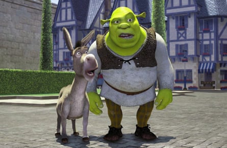Wonky donkey … Shrek on ITV2.