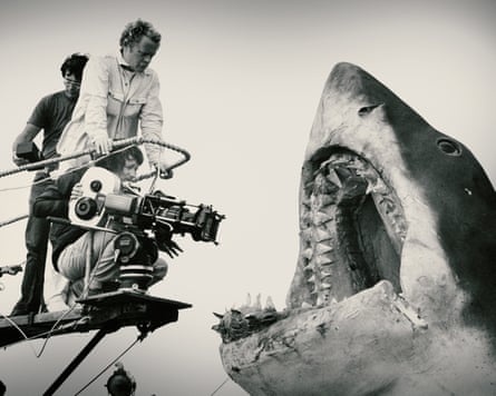 Jaws being filmed at Martha’s Vineyard in Massachusetts.