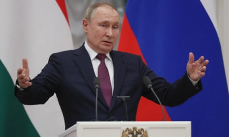 Vladimir Putin at press conference
