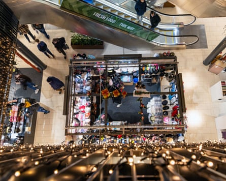 bird's eye view inside Darley Street market in Bradford's city centre