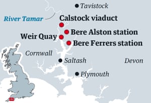 Tamar valley map