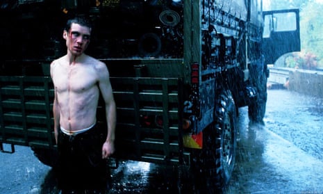 Actor Cillian Murphy in movie 28 Days Later