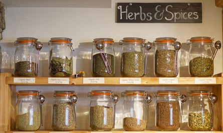 Herbs and spices on sale at Natural Weigh.