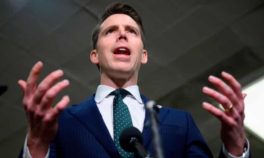 Senator Josh Hawley was the first to say he would formally object to electoral college results verifying Joe Biden as president, peddling baseless claims of voter fraud in the election.